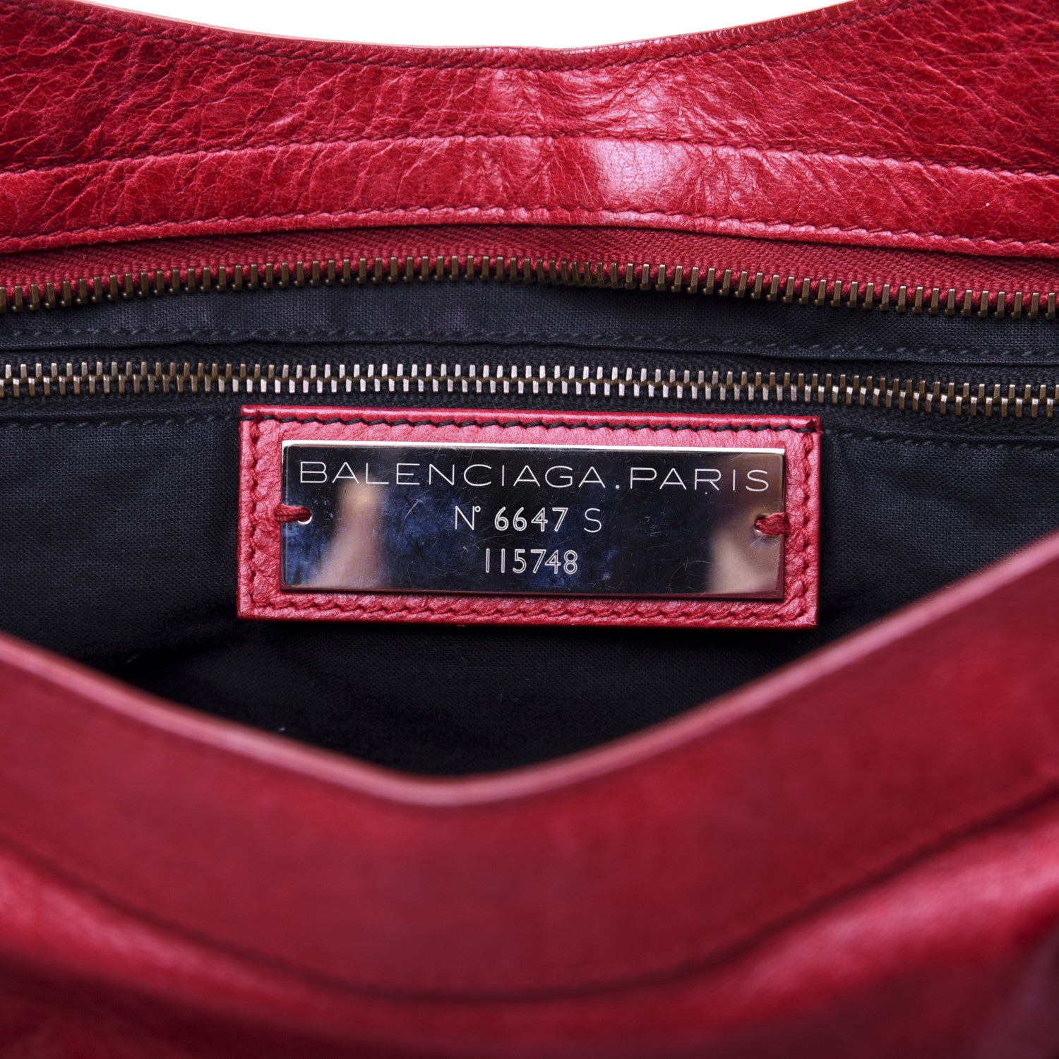 Balenciaga Agneau Classic Hardware City Rubisse 8 of 18