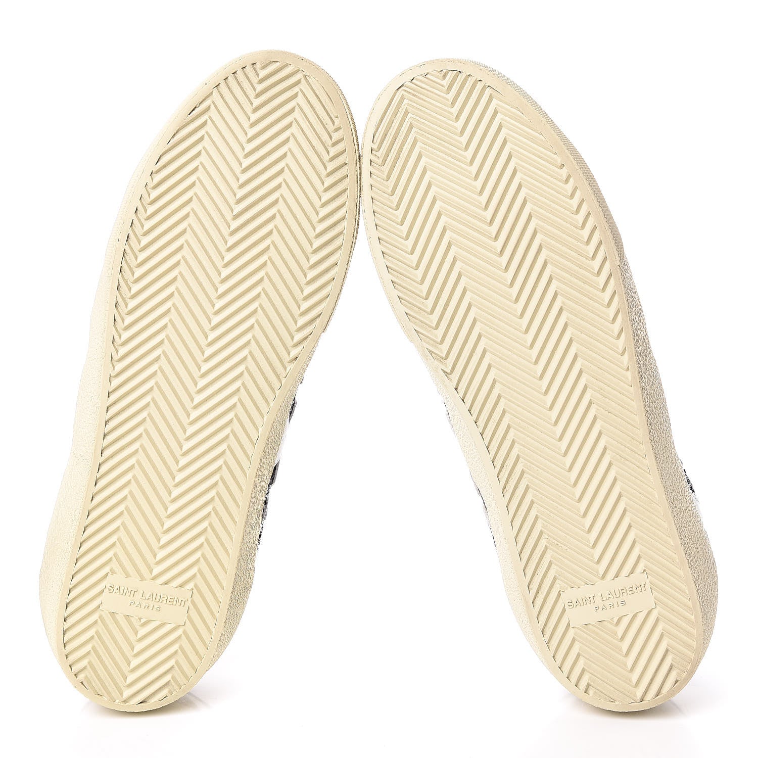 Saint Laurent Calfskin Star Court Sneakers 41 White Argent 7 of 15
