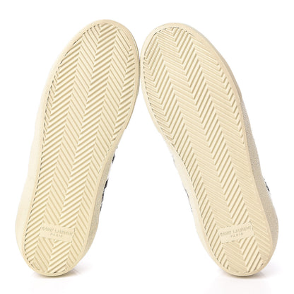 Saint Laurent Calfskin Star Court Sneakers 41 White Argent 7 of 15