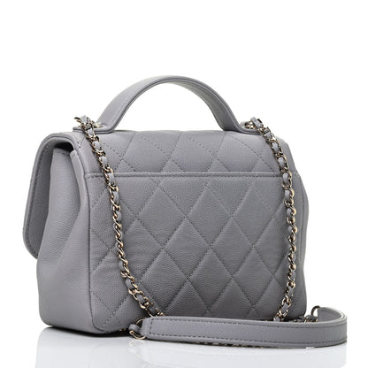 Chanel Caviar Quilted Small Business Affinity Flap Grey 4 of 10