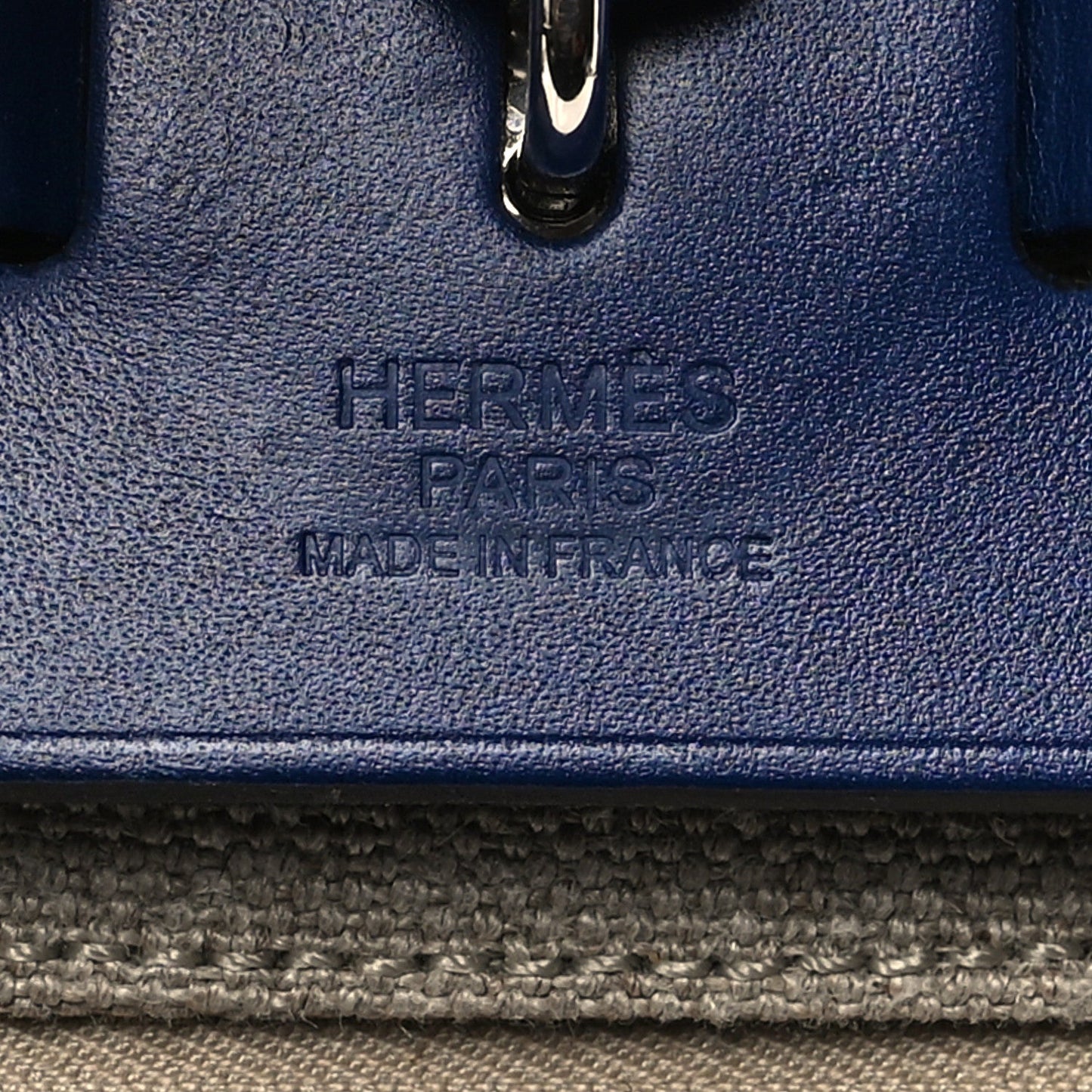 Military Toile Vache Hunter Herbag Zip Retourne 31 PM Bleu De France Ecru