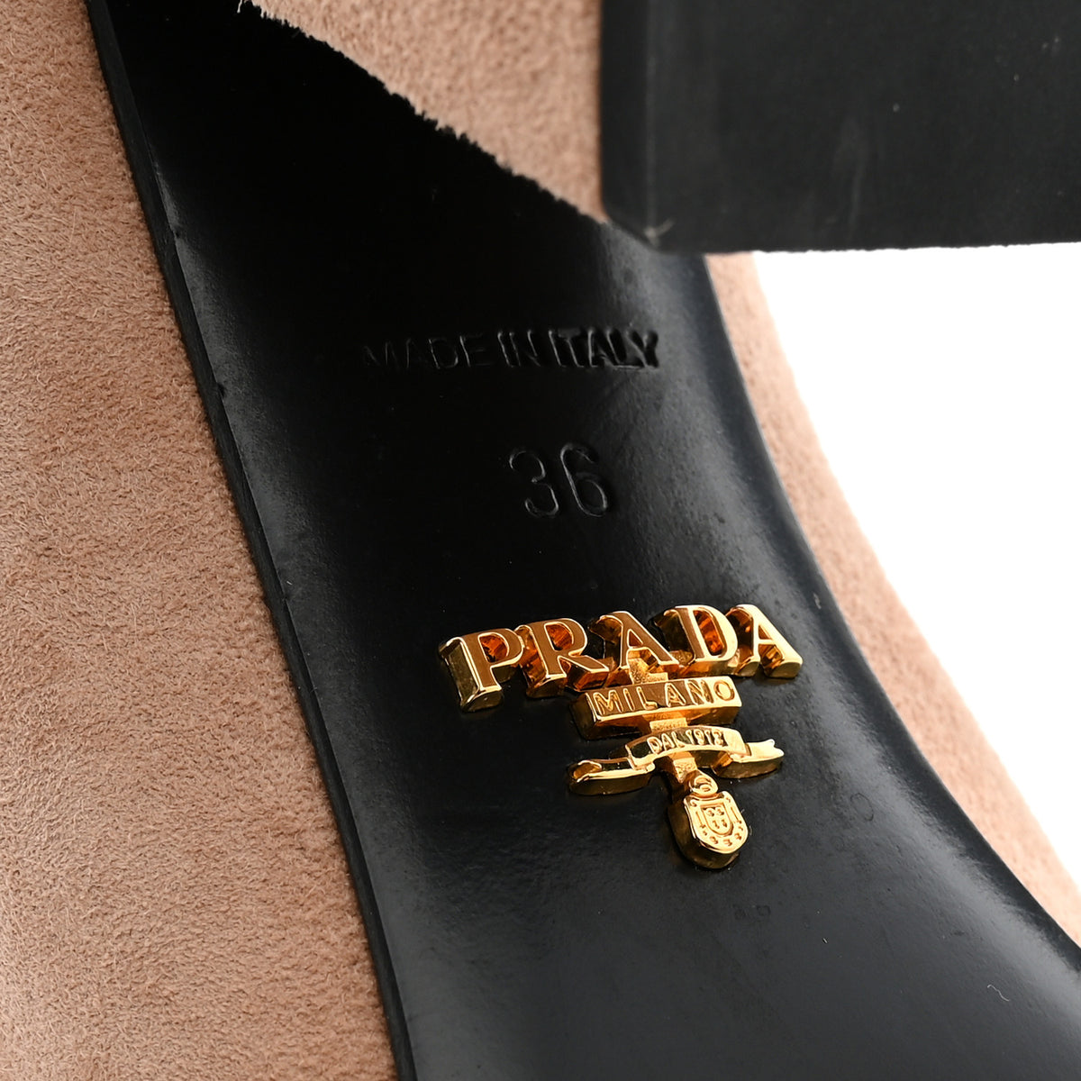 Prada Suede Pointed Toe Mules 36 Dark Rose 7 of 9