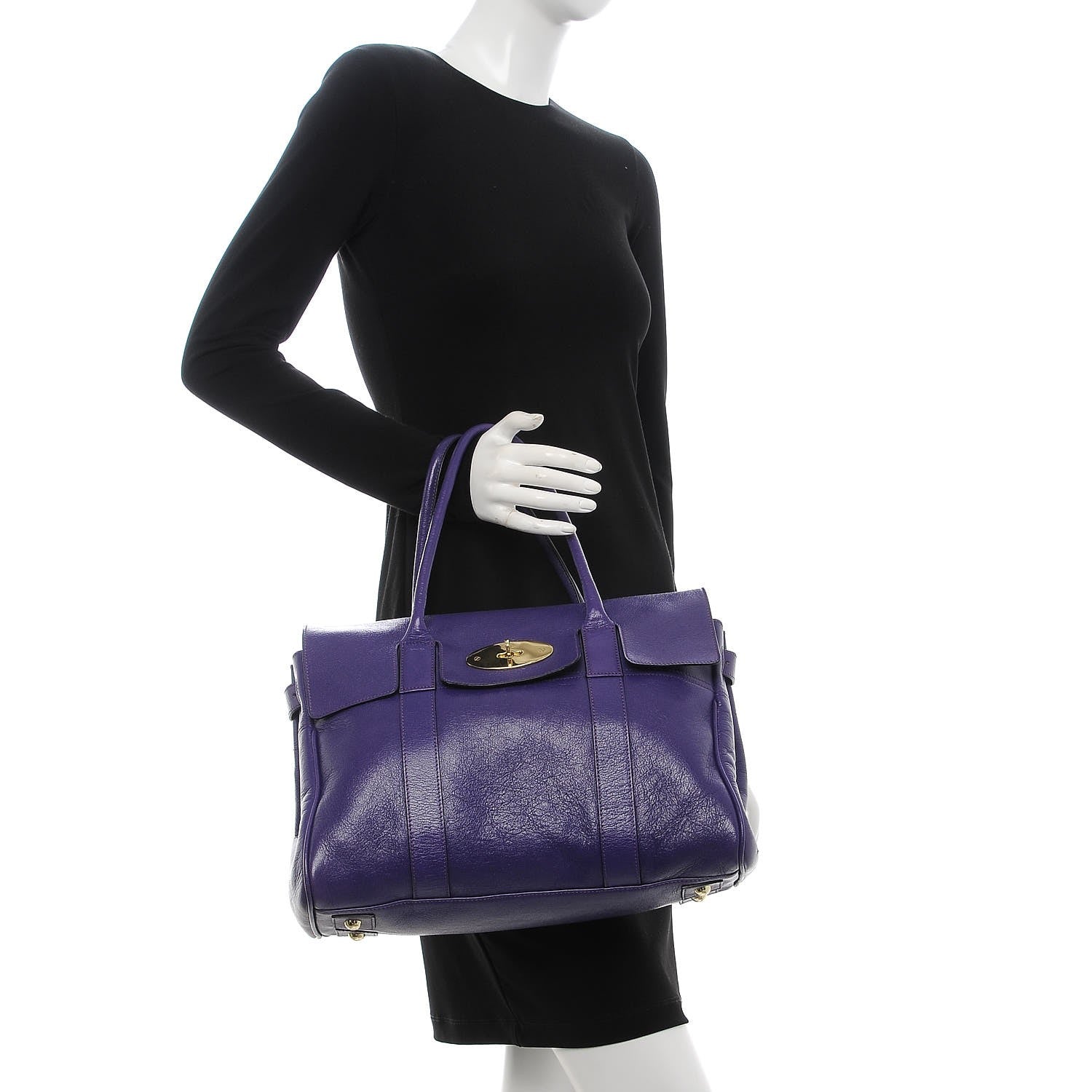 Mulberry Glossy Goat Bayswater Blueberry 2 of 12