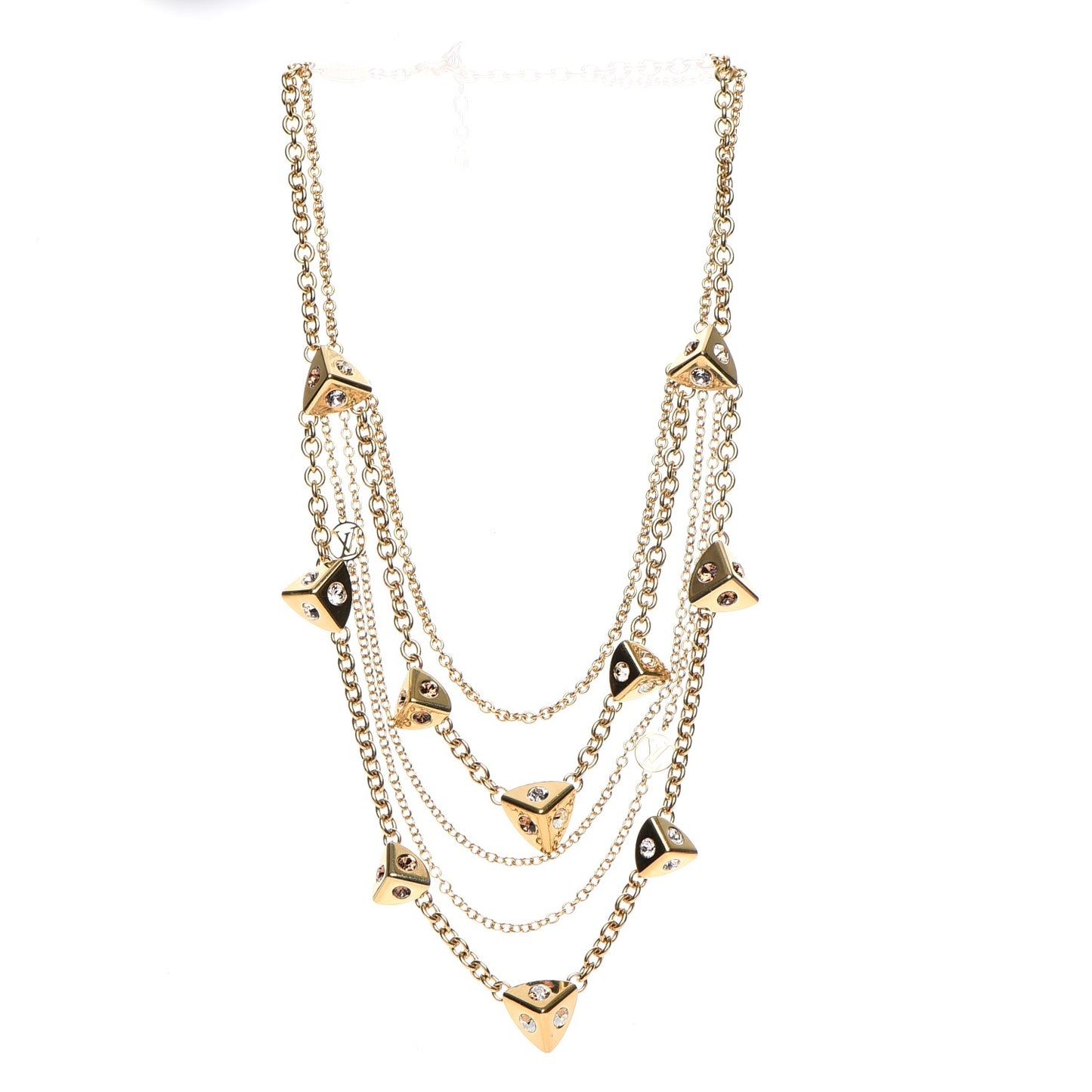 Trunkies Strass Necklace Gold