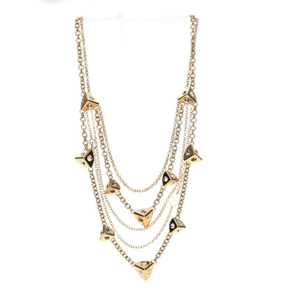 Louis Vuitton Trunkies Strass Necklace Gold 3 of 7