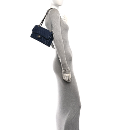 Chanel Caviar Quilted Small Double Flap Navy 2 of 11