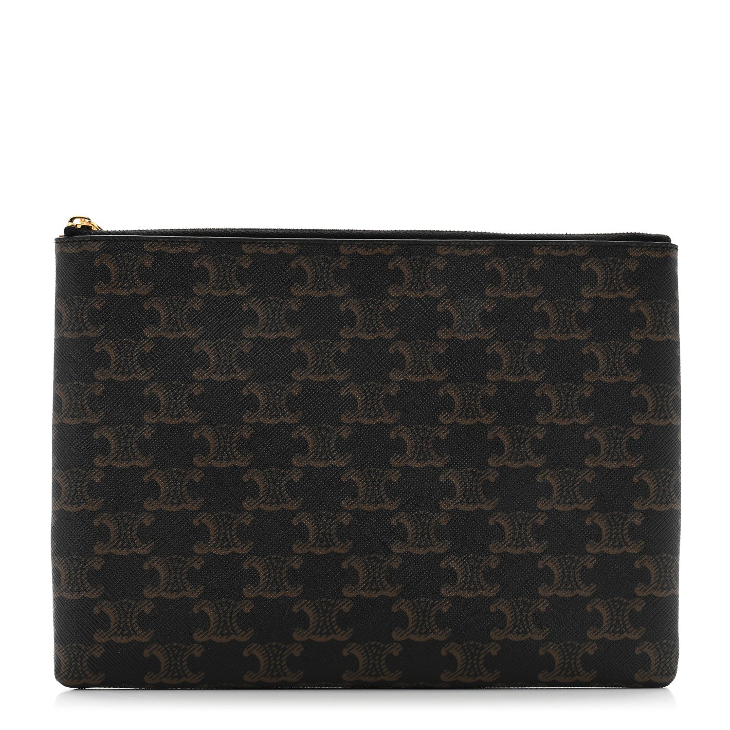 Celine Triomphe Canvas Pouch Black 1 of 8