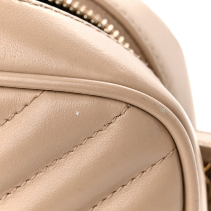 Saint Laurent Calfskin Matelasse Monogram Lou Camera Bag Dark Beige 13 of 16