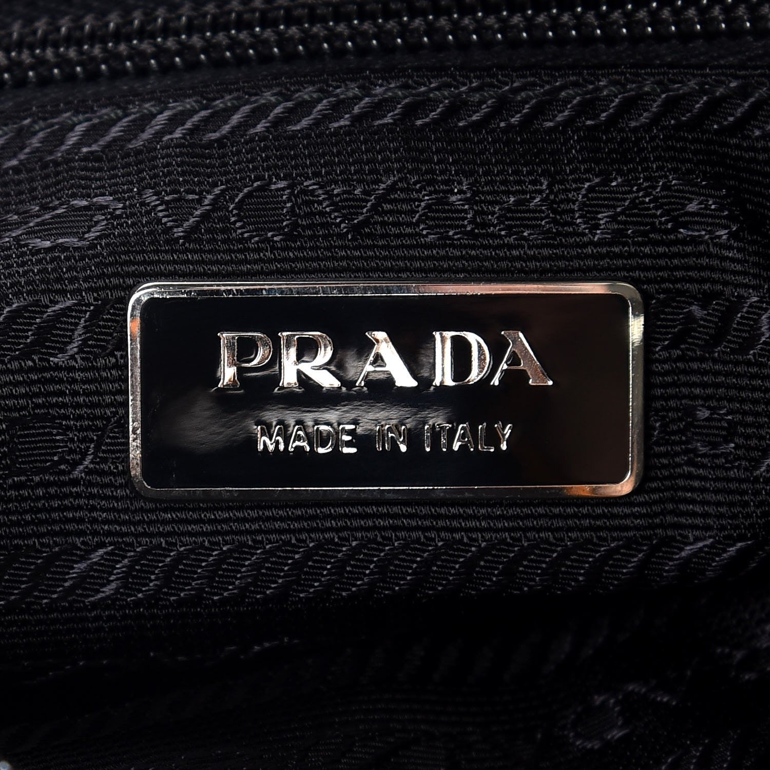 Prada Nylon Vela Messenger Bag Black 6 of 9