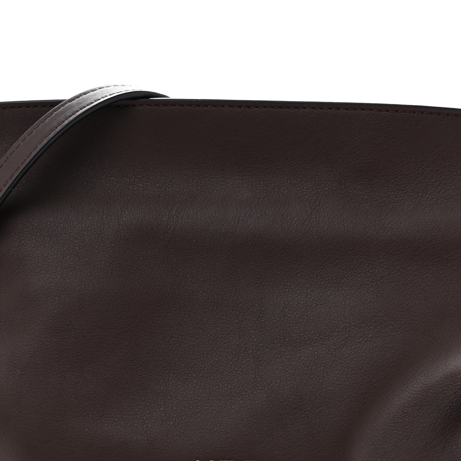 Loewe Calfskin Mini Flamenco Knot Clutch Chocolate 8 of 10