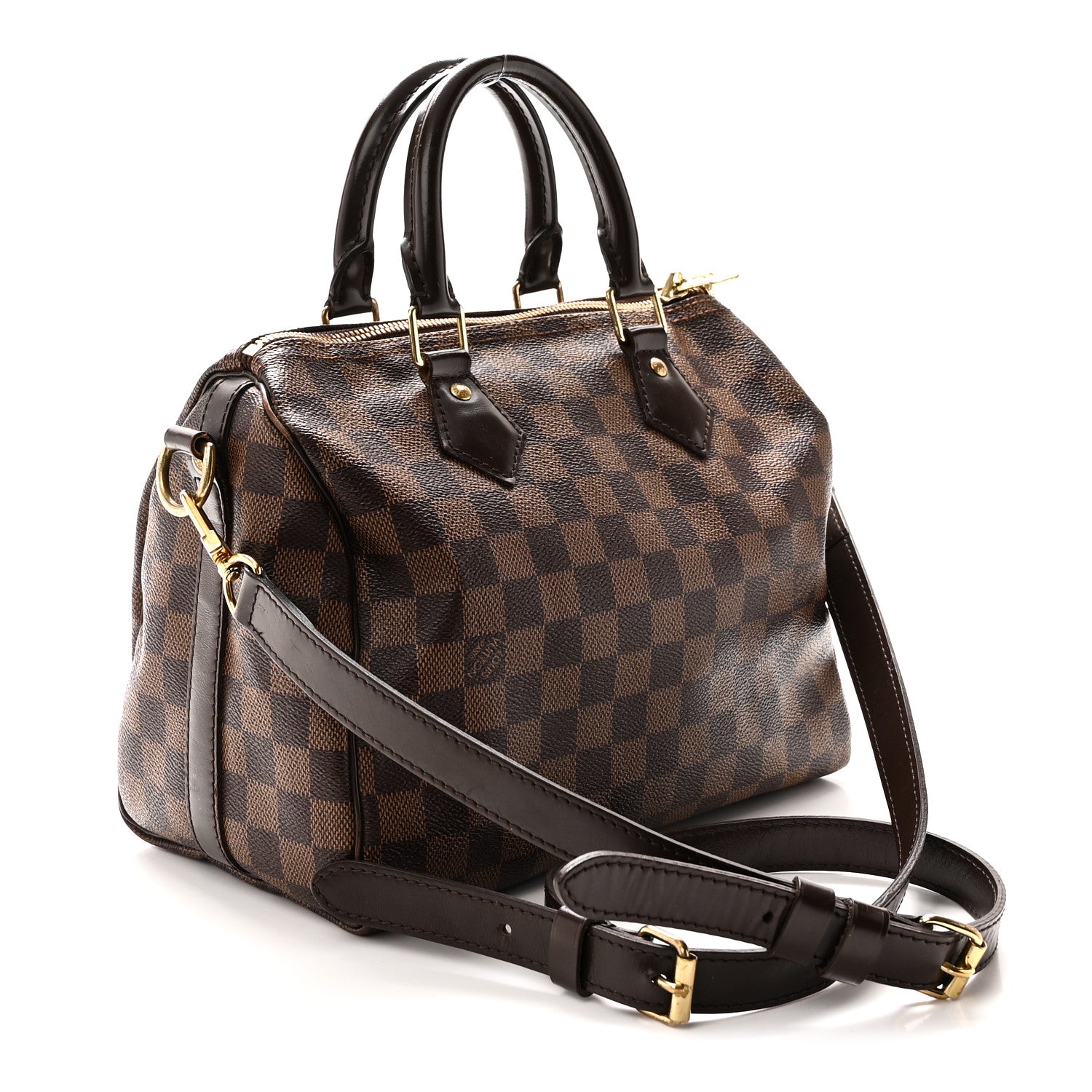 Louis Vuitton Damier Ebene Speedy Bandouliere 25 3 of 10