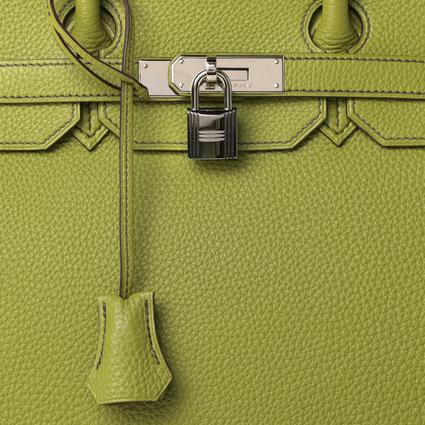 Togo Birkin 35 Vert Anis