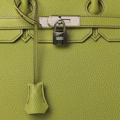 Hermes Togo Birkin 35 Vert Anis 7 of 15