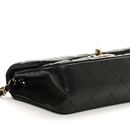 Chanel Lambskin Quilted Mini Rectangular Flap Black 9 of 10