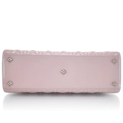 Christian Dior Patent Cannage Large Lady Dior Pink 5 of 9
