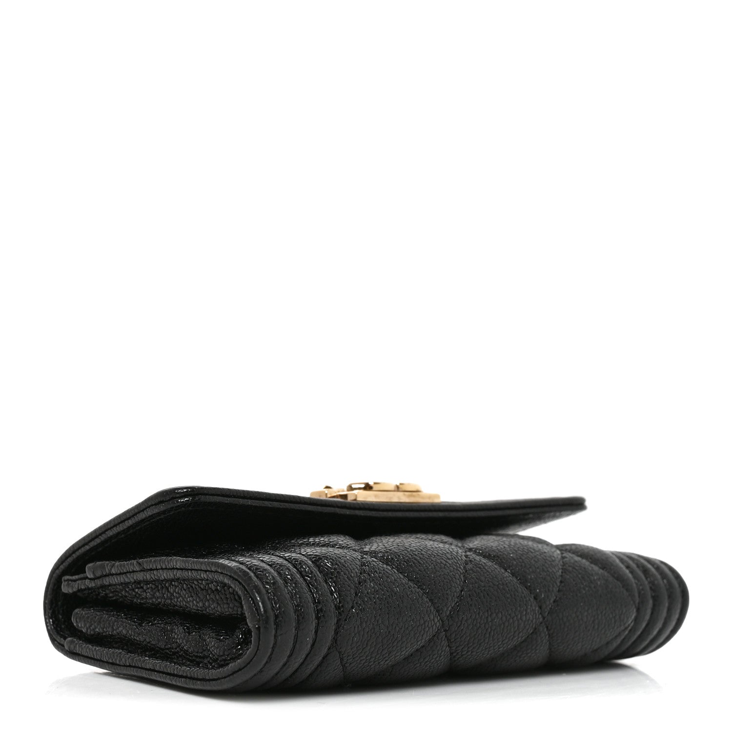 Chanel Caviar Quilted Boy Flap Card Holder Black 4 of 8