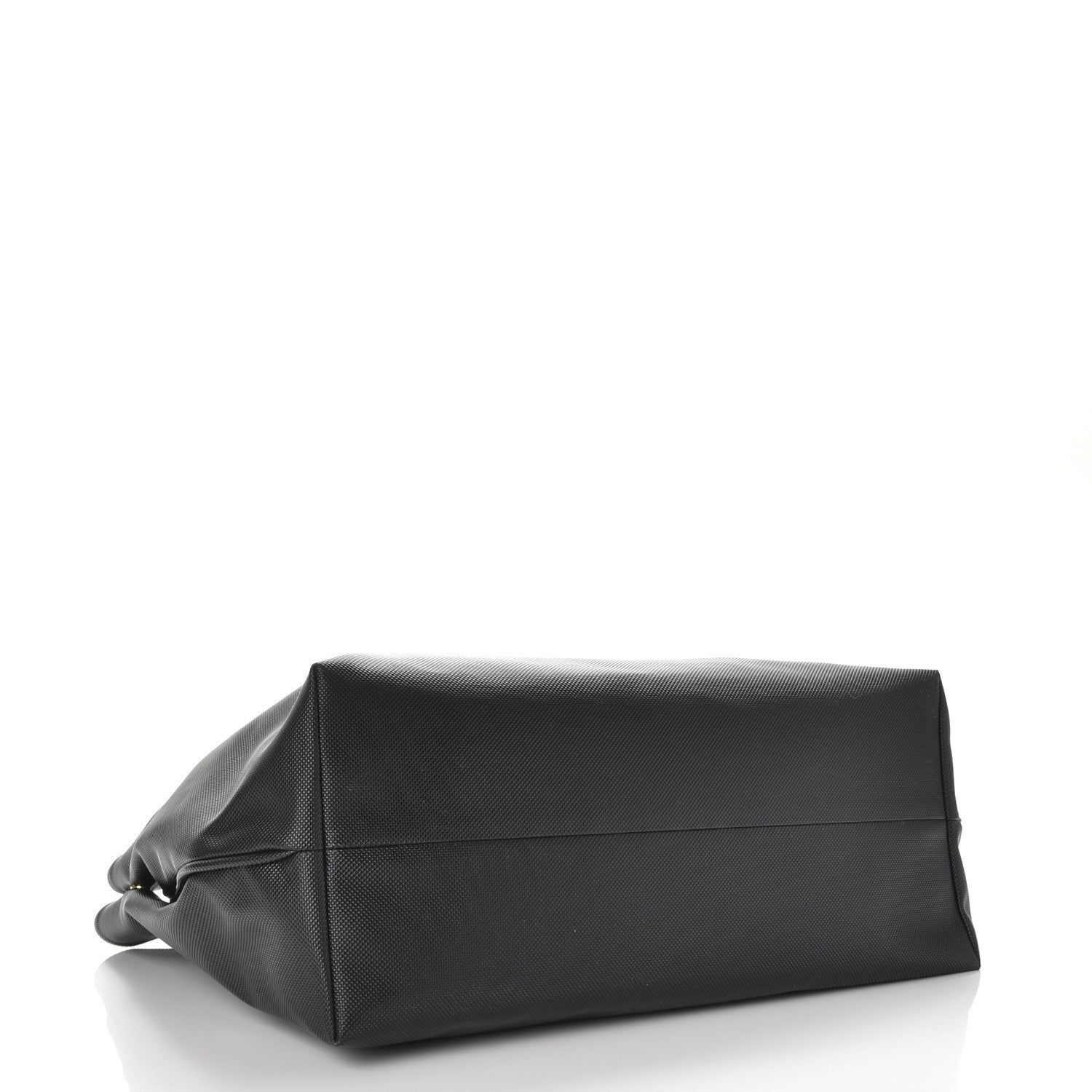 Bottega Veneta Rubberized Canvas Large Marco Polo Tote Black 4 of 12