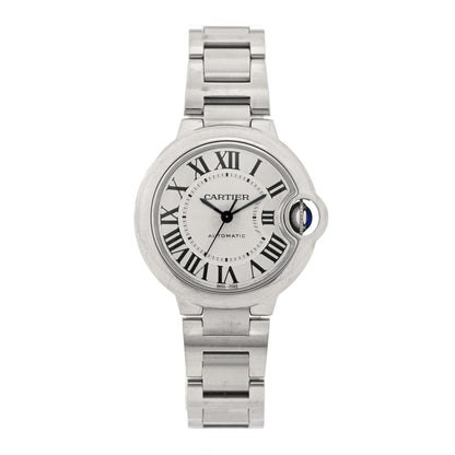 Cartier Stainless Steel 33mm Ballon Bleu De Cartier Automatic Watch 1 of 4