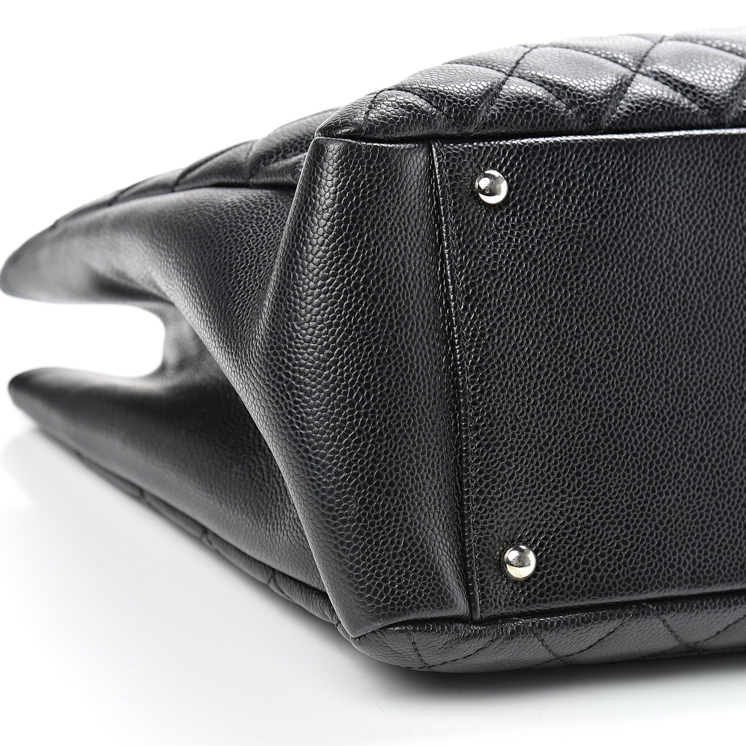 Chanel Caviar Quilted XL Grand Shopping Tote GST Black 8 of 16