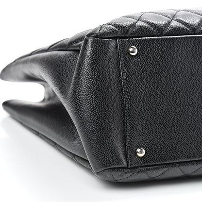 Chanel Caviar Quilted XL Grand Shopping Tote GST Black 8 of 16