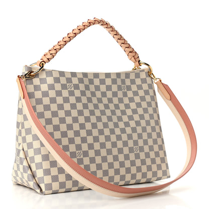 Louis Vuitton Damier Azur Beaubourg Hobo MM 3 of 9