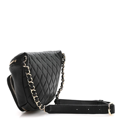 Chanel Caviar Quilted Business Affinity Waist Belt Bag Black 3 of 10