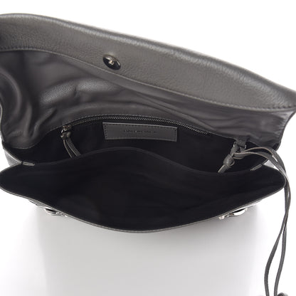 Balenciaga Chevre Silver Metallic Edge Hardware Envelope Clutch Gris Acier 5 of 9