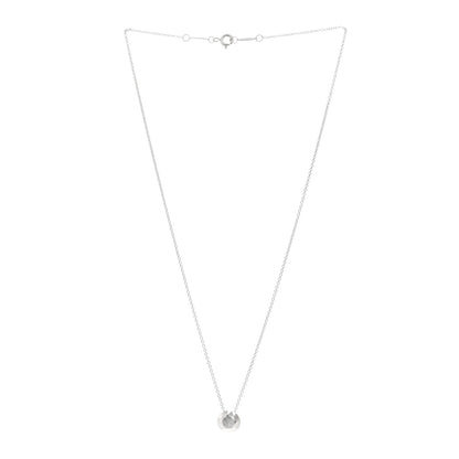 Tiffany Sterling Silver Elsa Peretti Two Carat Faceted Pendant Necklace 3 of 4