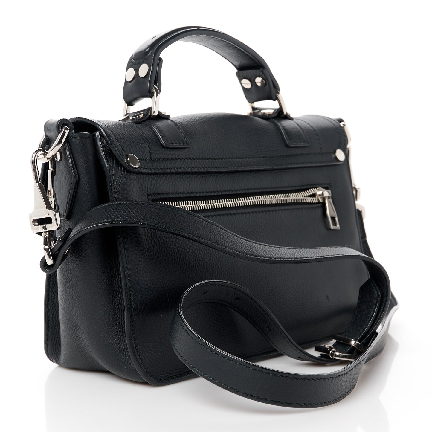 Lambskin Tiny PS1 Satchel Black