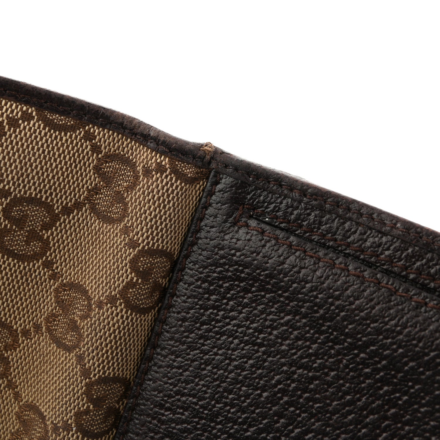 Gucci Monogram Calfskin Ladies Web Continental Wallet Beige Ebony Cocoa 18 of 18