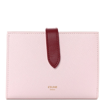 Celine Grained Calfskin Medium Multifunction Strap Wallet Peony Carmin 1 of 14