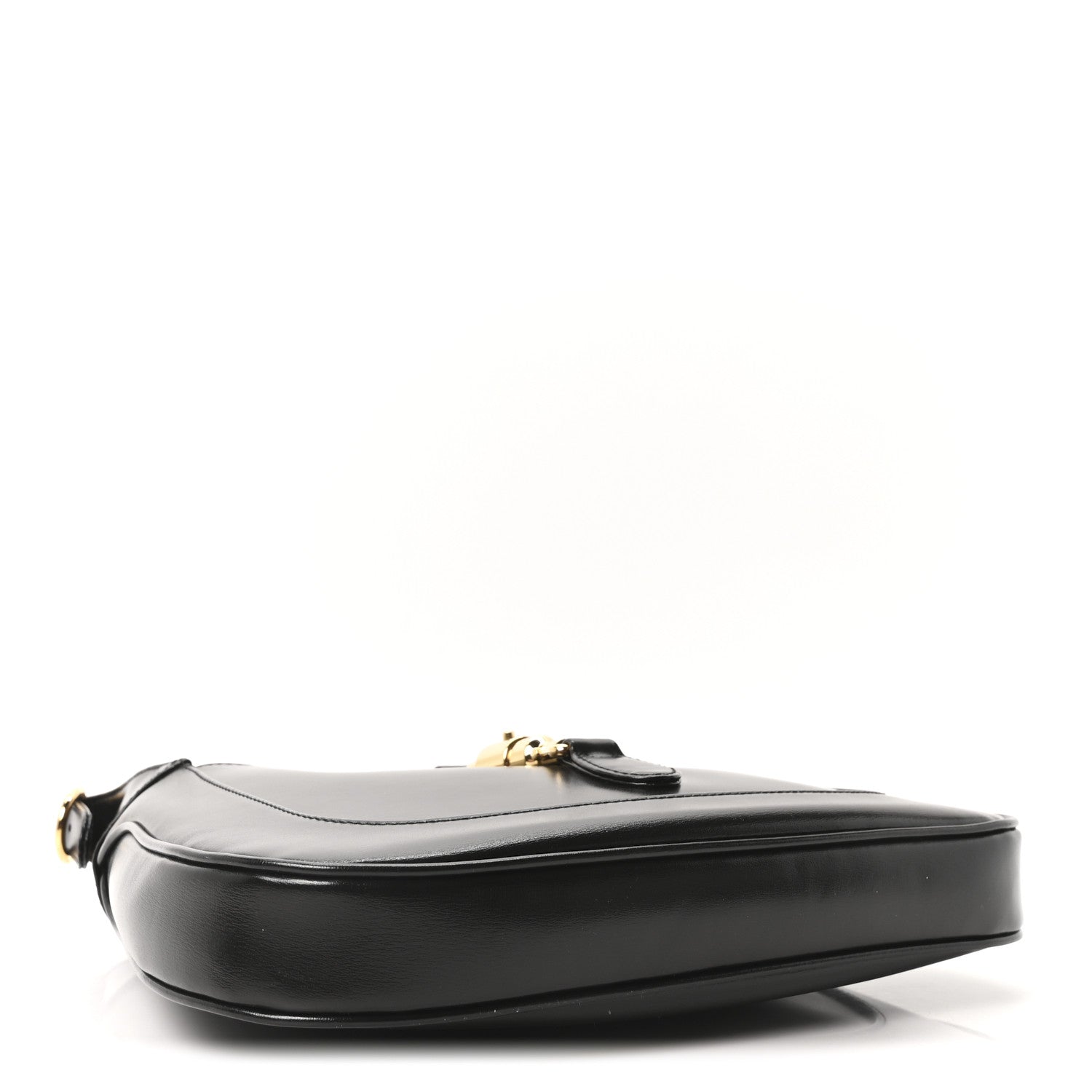 Gucci Boarded Dyana Lux Calfskin Small Jackie 1961 Hobo Black 4 of 10
