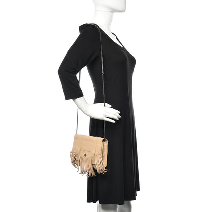 Proenza Schouler Lambskin Fringe PS1 Chain Wallet Beige 2 of 9