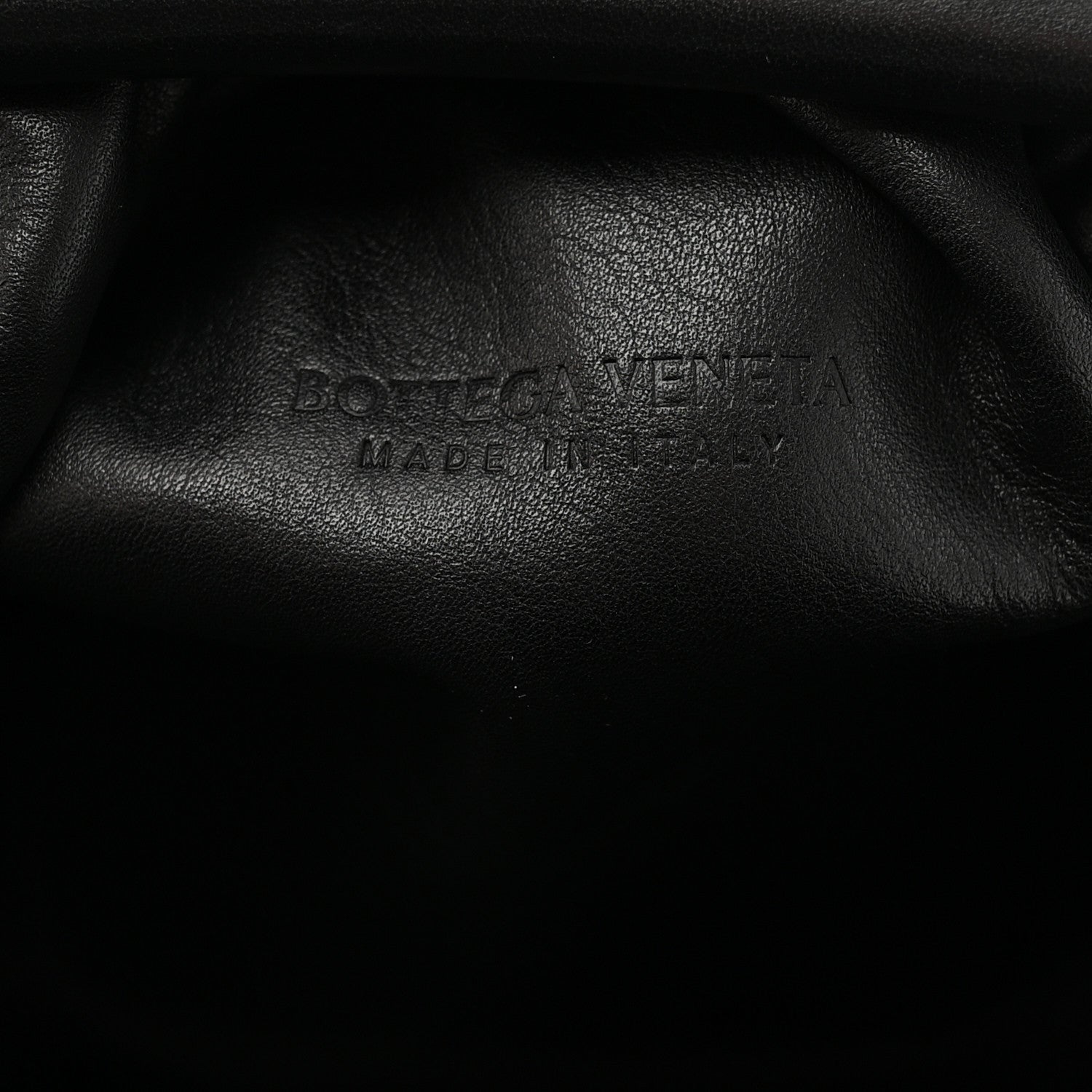 Bottega Veneta Smooth Butter Calf The Pouch Oversized Clutch Black 6 of 7