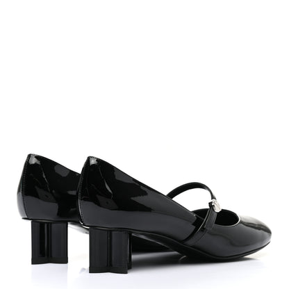 Louis Vuitton Patent Uniformes Silhouette 40mm Pumps 36.5 Black 7 of 15