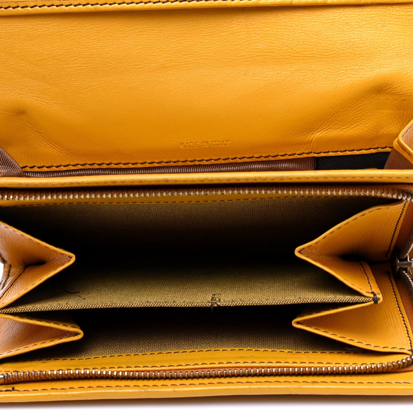 Zucchino Flap Wallet Tobacco Yellow