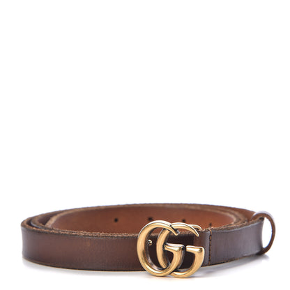 Gucci Cuoio Toscano Double G 20mm Belt 85 34 Cuir 1 of 6