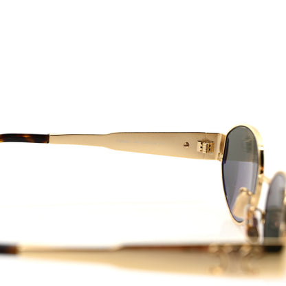 Celine Metal Triomphe 01 Sunglasses CL40235U Gold Green 6 of 7