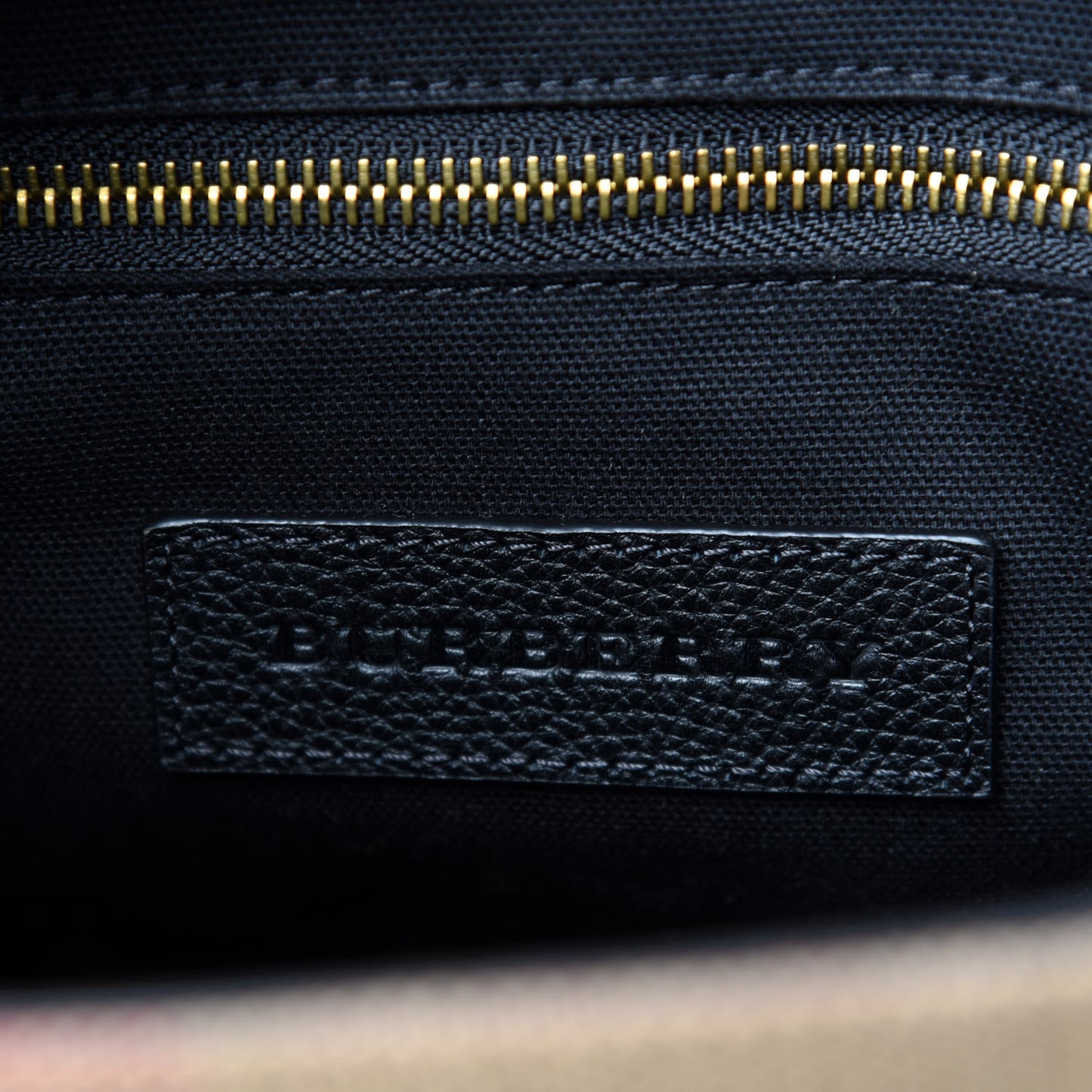 Canvas Mega Check Large Baildon Messenger Bag Black