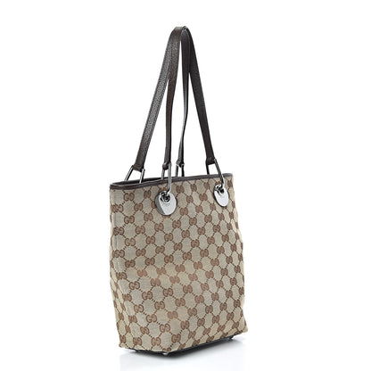 Gucci Monogram Small Eclipse Tote Brown 3 of 10