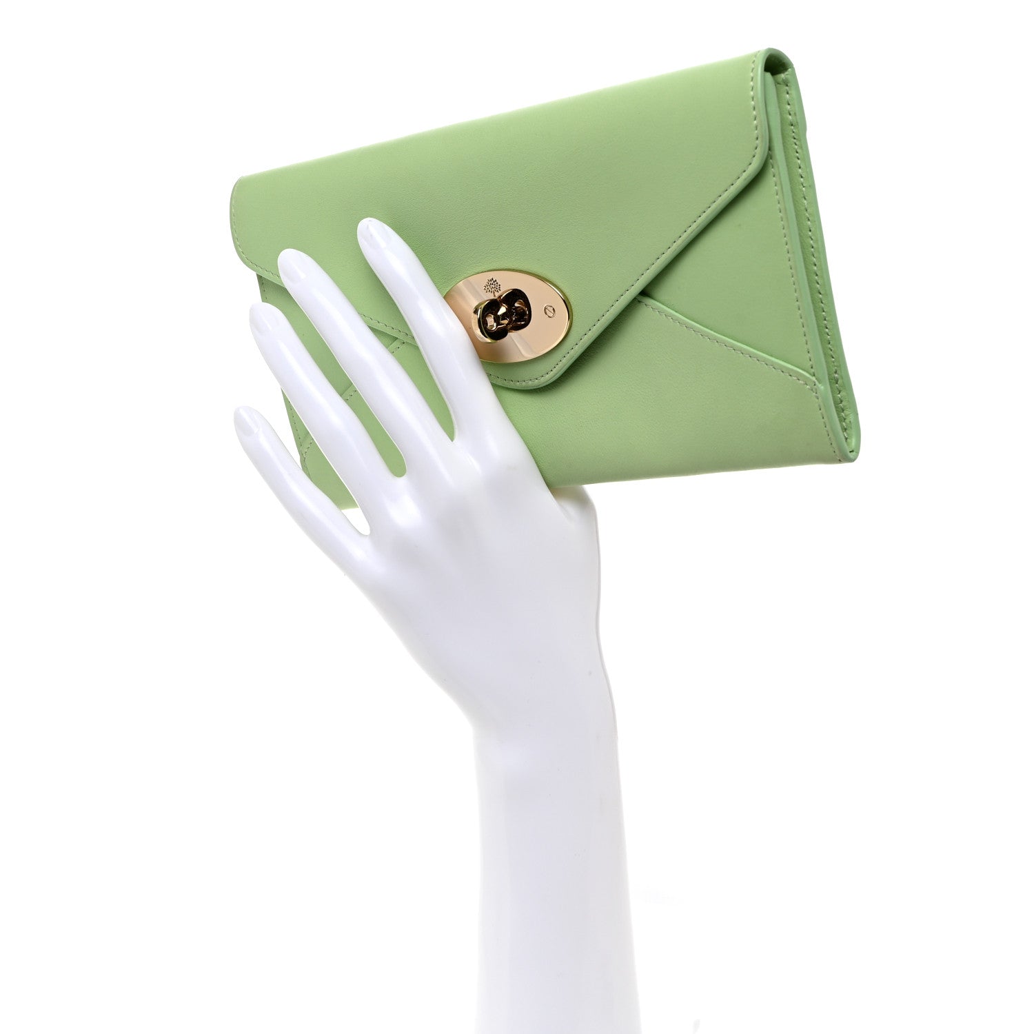 Mulberry Silky Classic Calfskin Envelope Long Wallet Mint 2 of 10