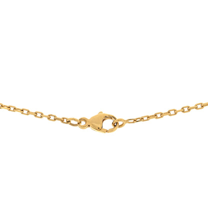 Hermes Lacquered Gold Pop H Pendant Necklace Black 4 of 5