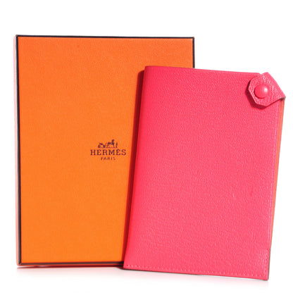 Hermes Chevre Mysore Tarmac PM Passport Holder Rose Lipstick 12 of 12
