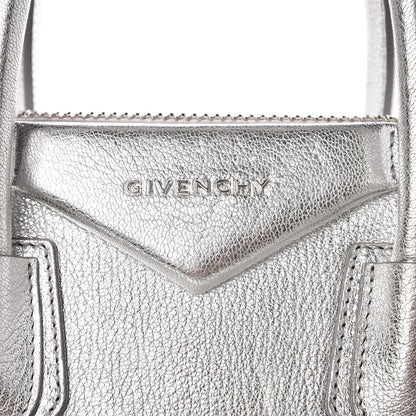 Givenchy Metallic Sugar Goatskin Small Antigona Silver 9 of 13