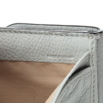 Chloe Grained Calfskin Marcie Square Wallet Atoll Blue 7 of 9