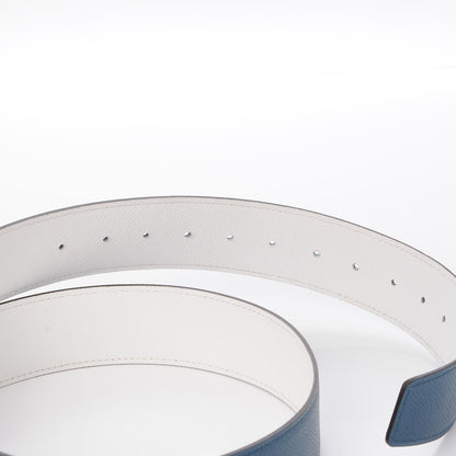 Hermes Epsom 42mm Constance Belt 115 Bleu Thalassa Blanc 4 of 8