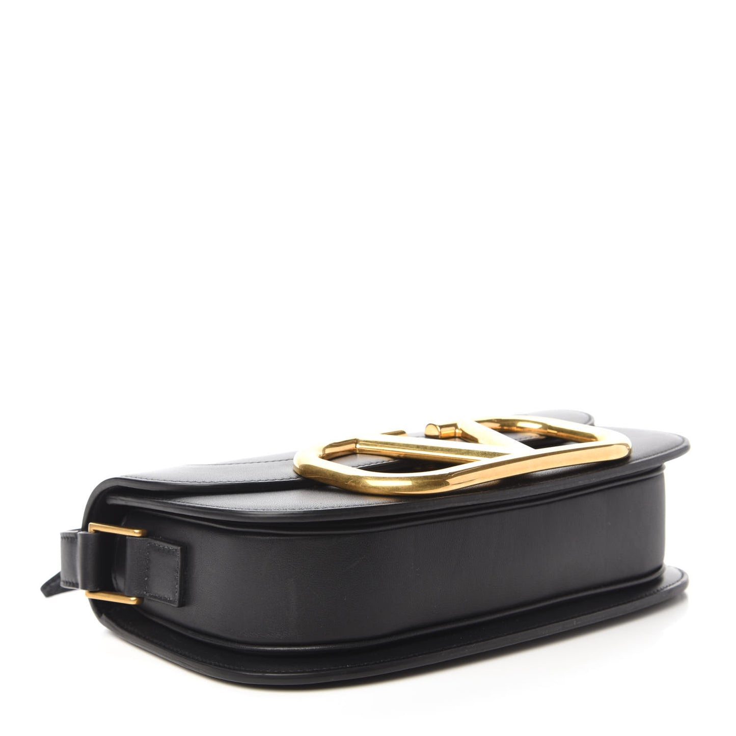 Smooth Calfskin Supervee Shoulder Bag Black