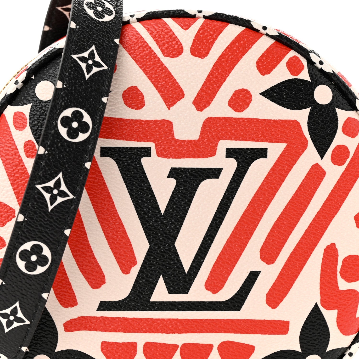 Louis Vuitton Monogram Giant Crafty Boite Chapeau Souple PM Creme Rouge Black 8 of 11