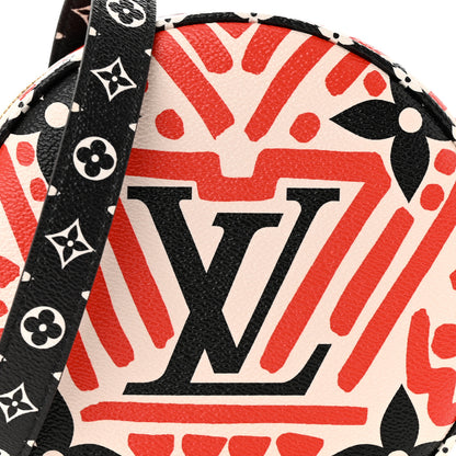 Louis Vuitton Monogram Giant Crafty Boite Chapeau Souple PM Creme Rouge Black 8 of 11