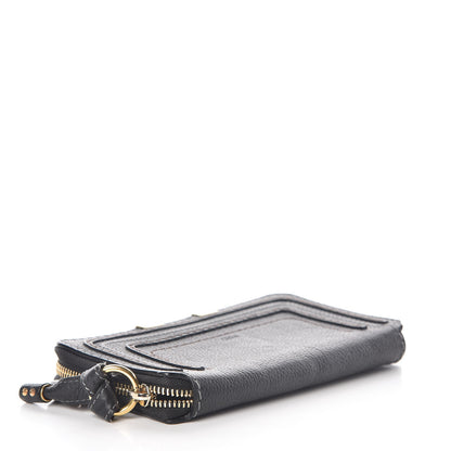 Chloe Grained Calfskin Marcie Long Zip Around Wallet Black 4 of 6